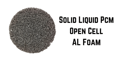 Solid Liquid Phase Change with Open Cell AL Foam