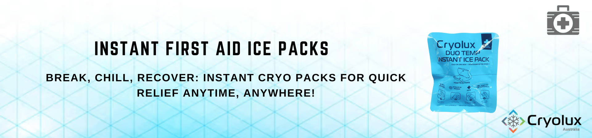 Instant Ice packs Instant Ice packs